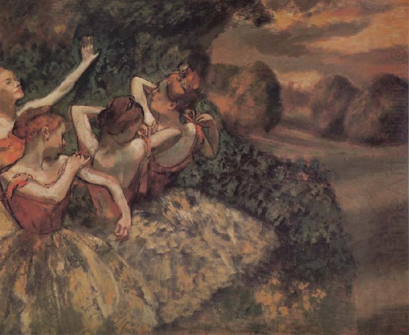 Edgar Degas Quatre Danseuses china oil painting image